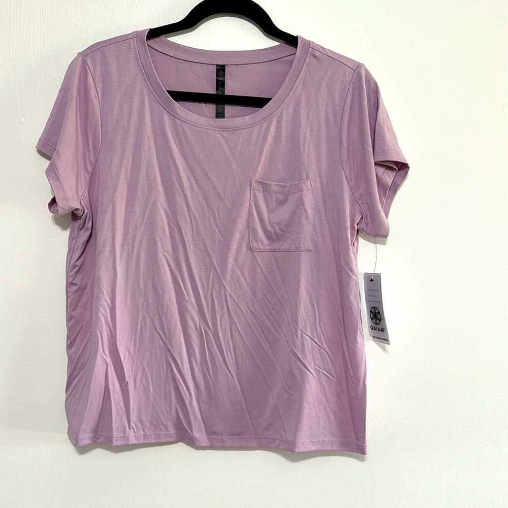 GAIAM lavender shirt​​